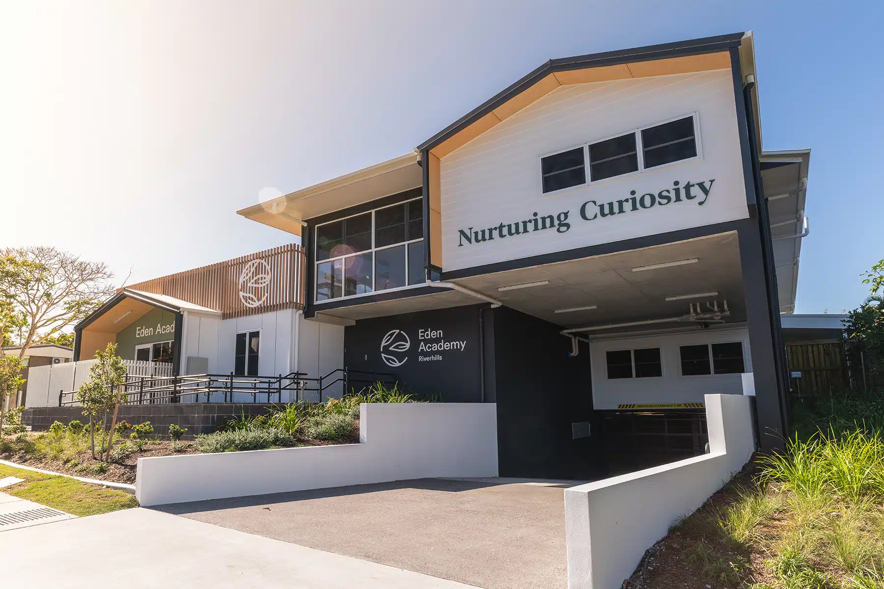 Homepage 49 Exterior facade photo of the architecture of Eden Academy Childcare & Kindergarten Riverhills